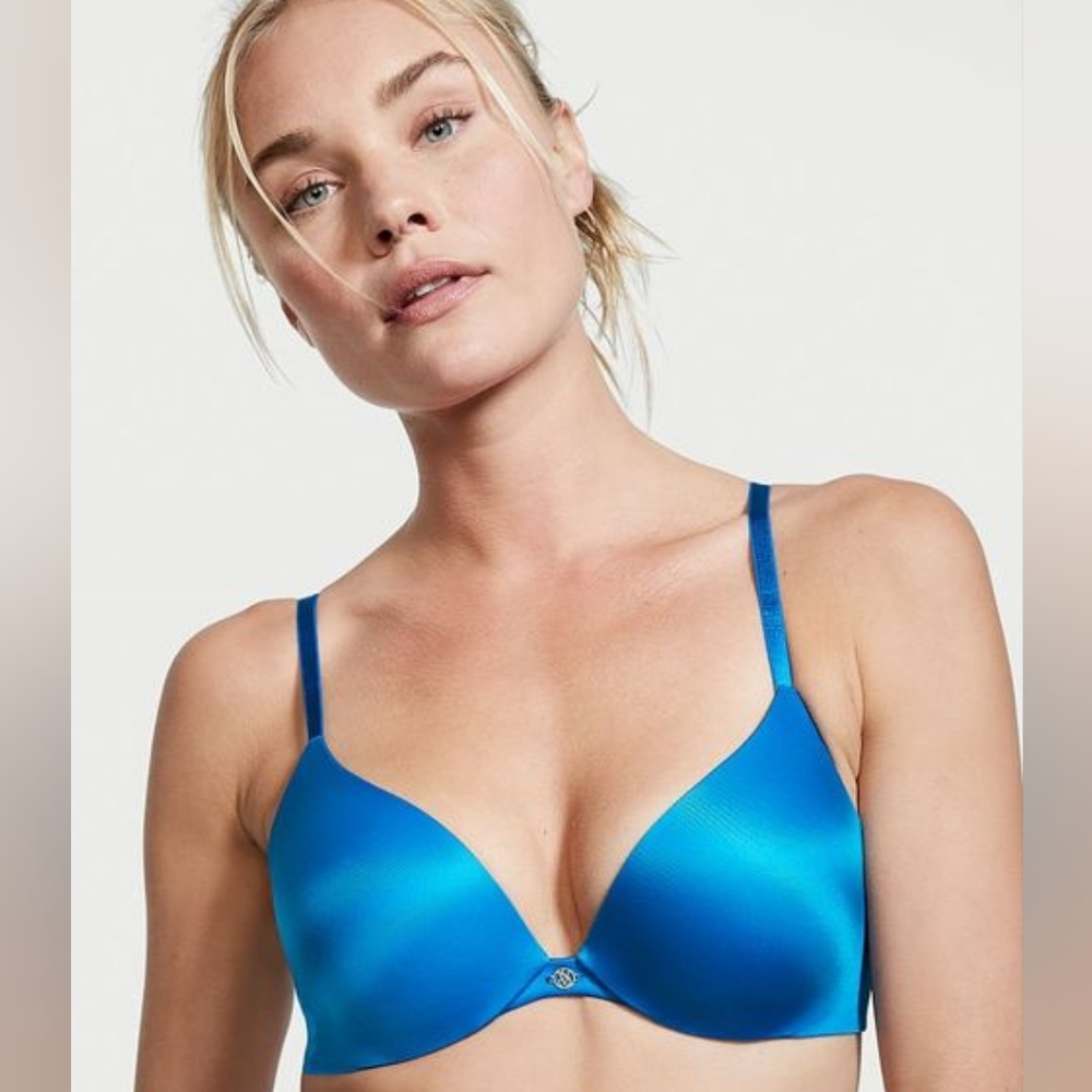 Victoria's Secret Very Sexy So Obsessed Smooth Push-Up Bra in Capri Blue - 32D